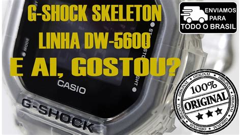 Rel Gio G Shock Dw Ske Dr Transparent Pack Serie O Primeiro Da