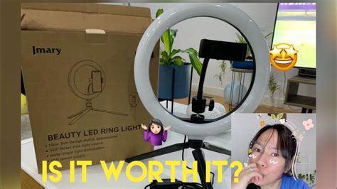 Affordable 10 Ring Light Unboxing Review 2020 Beauty Led Ring