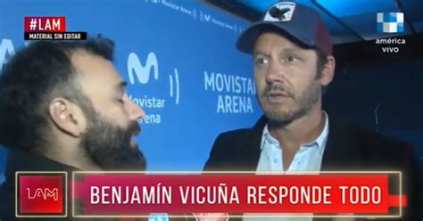 La Reacción De Benjamín Vicuña Cuando Le Preguntaron Por Rusherking El