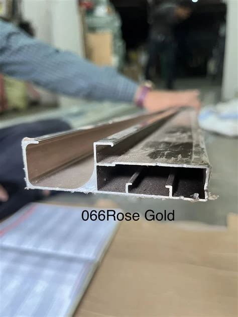 Aluminium Profile 066 Rose Gold At Rs 2907 Piece Andheri East