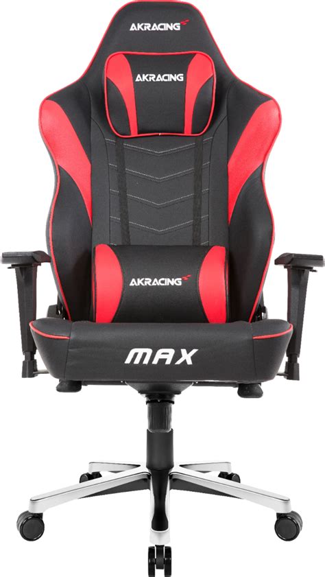 AKRacing Masters Series Max Gaming Chair Black/Red AK-MAX-BK/RD - Best Buy