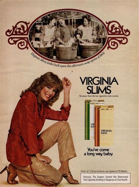 1979 Virginia Slims Cigarettes Afternoon Soap Opera 1901 Cheryl Tiegs