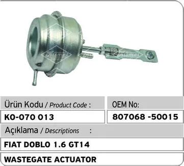 Alfa Romeo Giulietta Fiat Bravo Doblo Turbo At K Kap Akt At R