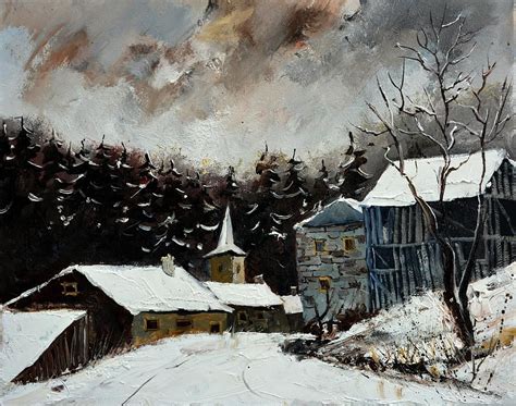 Village Ardenne By Pol Ledent Painting Original Fine Art Buy