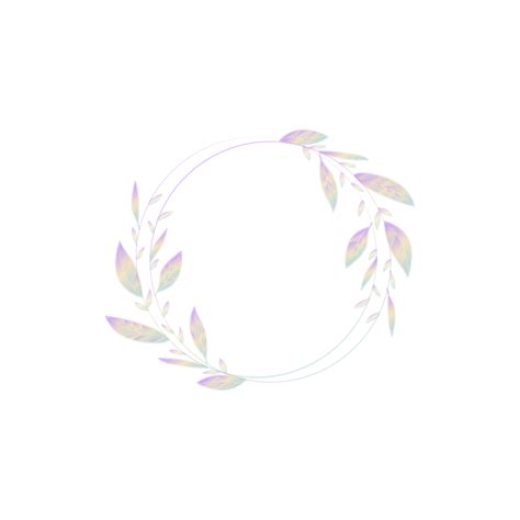 Botanical Wreath Vector Hd Png Images Botanical Flower Wreath Flower