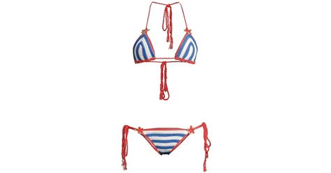 MY BEACHY SIDE Sabrina Crochet Triangle Bikini Set In White Lyst