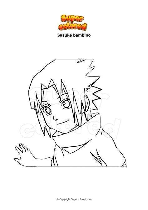 Disegno Da Colorare Sasuke In Partenza Supercolored