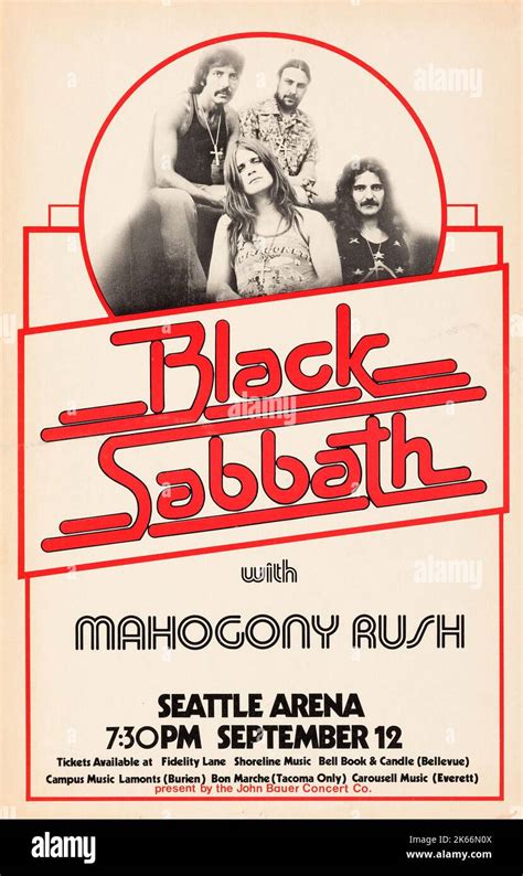 Black Sabbath 1974 Tour