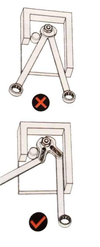 Tactix Ergo Degree Angle Combination Ring Open End Spanner Wrench