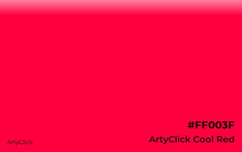 ArtyClick Cool Red Color | ArtyClick