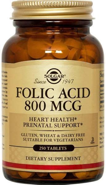 Solgar Folic Acid Kwas Foliowy 800 Mcg 250 Tabl Opinie I Ceny Na Ceneo Pl