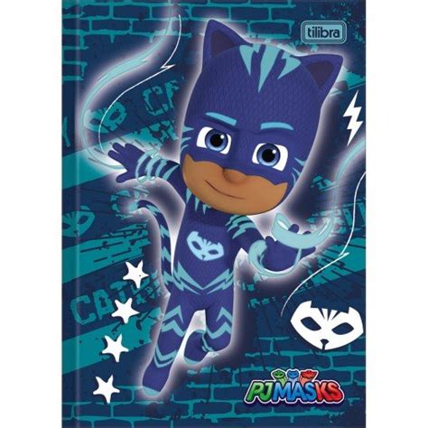 Caderno Brochura Tilibra Pjmasks A Folhas Papelaria Art Pel