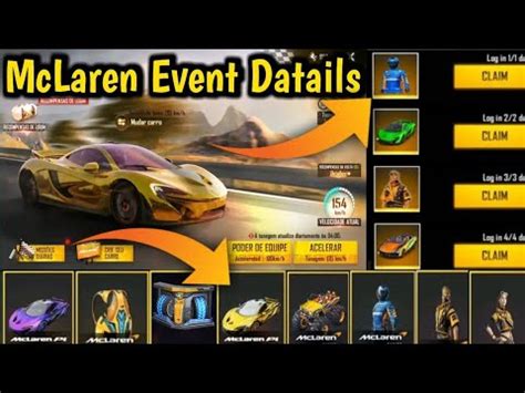 Mclaren Event Ff Mclaren Event In Free Fire Free Fire Mclaren Event