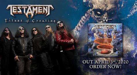 Testament Release Titans Of Creation Zrockr Magazine