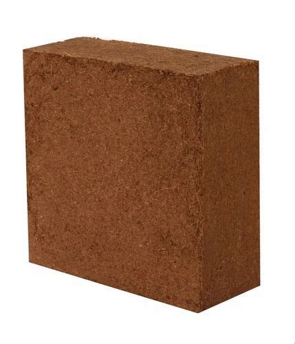 Brown Square Kg Cocopeat Brick Packaging Type Packet At Rs Kg In