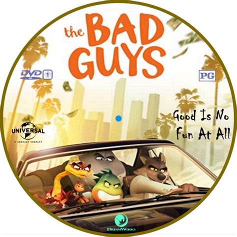 The Bad Guys (2022) R1 Custom DVD Label - DVDcover.Com