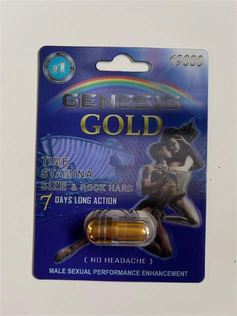 Impactra Genesis Gold Male Sexual Enhancement Supplement Ebay