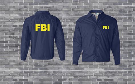 Fbi Jacket Burt Macklin Fbi Windbreaker Jacket Costume Etsy