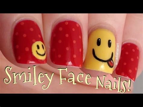 Top Smiley Face Nail Designs Trending In You Cant Miss