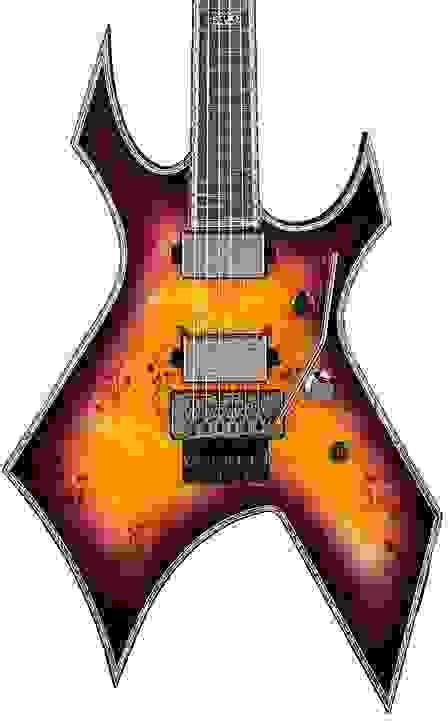 B C Rich Warlock Extreme Exotic With Floyd Rose Electric Guitar Purple Haze Sweetwater