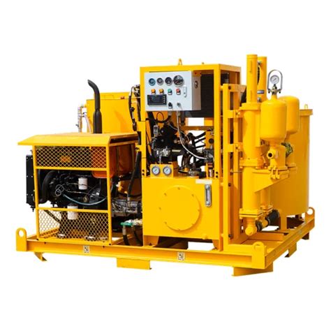 High Pressure Cement Grouting Station Machine Grouting Pump With Mixer