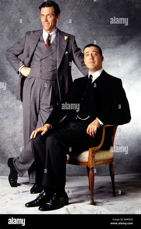 Stephen Fry and Hugh Laurie December 2001 Dressed as Jeeves and Wooster ...