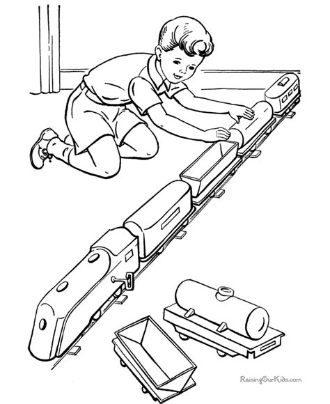 Train Coloring Pages Printable - Coloring Home