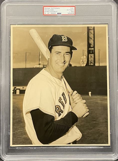 Lot Detail 1950 S Ted Williams George Woodruff 54 56 T Images