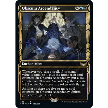 A Magic The Gathering Mtg Multicolor Obscura Ascendancy