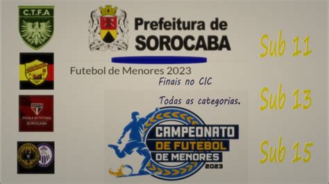 Final Do Campeonato De Menores Sorocaba Sub11 CTFA E Desportivo