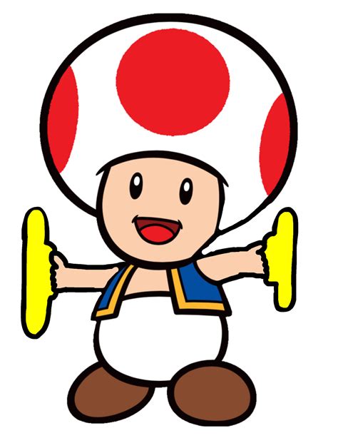 Super Mario Toad Cymbals 2d By Joshuat1306 On Deviantart