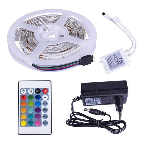 Kit Striscia Led 5 Metri SMD 5050 IP65 70W 12V RGB LedLedITALIA It