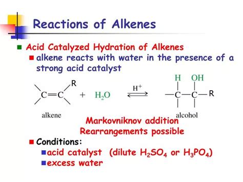 PPT - Reactions of Alkenes PowerPoint Presentation, free download - ID ...