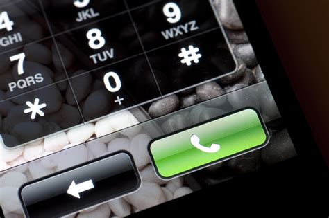 Free Stock Photo 10827 Back and Call Buttons on a Touch Screen Phone ... 