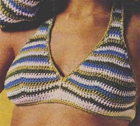 Crochet Bikini Pattern Vintage S Crochet Bag Pattern Crochet Swimsuit Pattern Crochet Bra