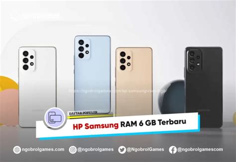 Daftar Lengkap Hp Samsung Ram Gb Terbaru