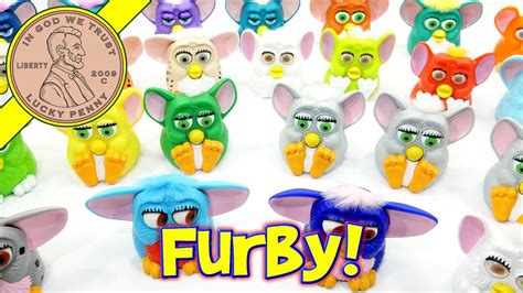 Furby Mcdonalds 1998 Happy Meal Fast Food Toys 30 Total Youtube