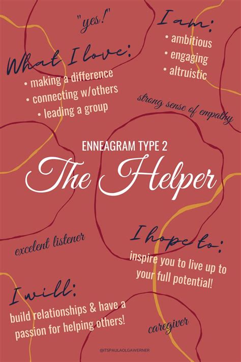 Enneagram Type 2 The Helper Enneagram Type 2 Enneagram Types