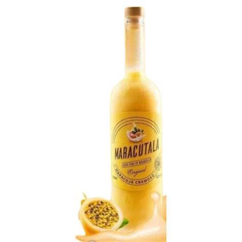 Licor Maracutala Sabor Maracujá Cremoso Garrafa 750 Ml Licor