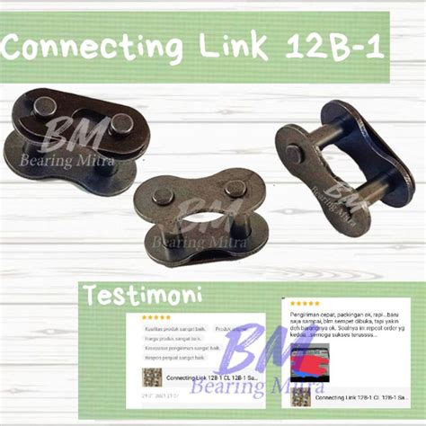 Jual Connecting Link 12B 1 Sambungan Rantai 12 Single CL 12B 1