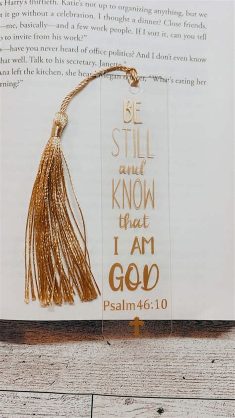 Bible Verse Acrylic Book Mark, Bible Book Marks, Gifts for Pastors