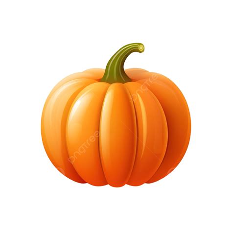 Orange Autumn Pumpkin Icon Harvest Thanksgiving Symbol Autumn Food