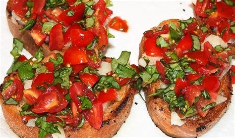 Tomato And Basil Bruschetta Recipe