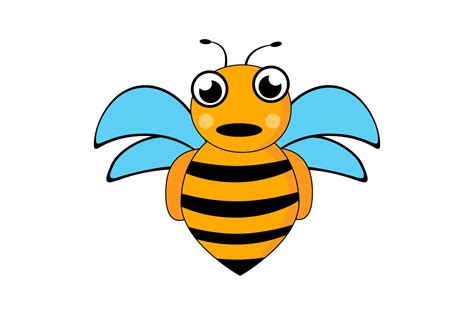 Cute Spring Bee Sticker Style Graphic By Selim Gdb Creative Fabrica