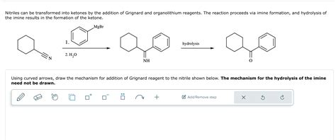 Solved Nitriles Can Be Transformed Into Ketones By The Chegg