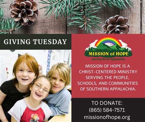 Giving Tuesday 2023 Mission Of Hope