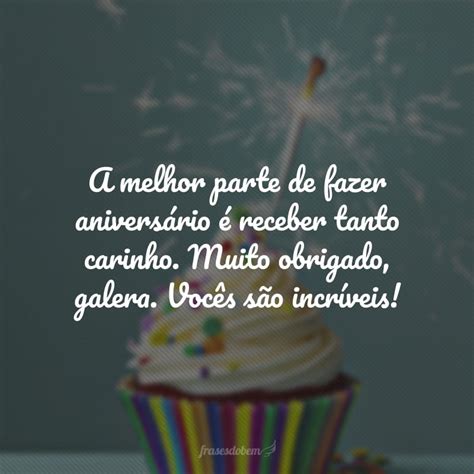 40 frases de agradecimento de aniversário que mostram sua felicidade