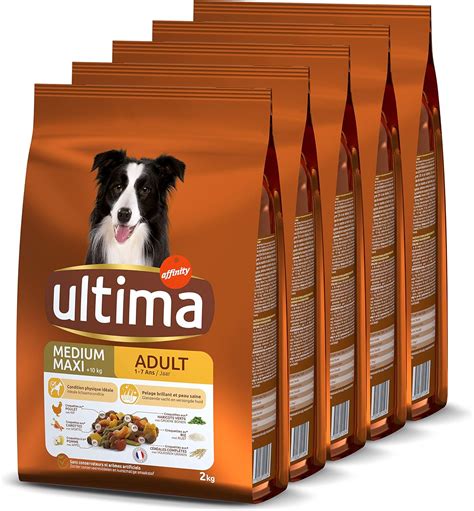 Ultima Croquettes Pour Chien Medium Maxi Adulte Poulet Riz L Gumes Et