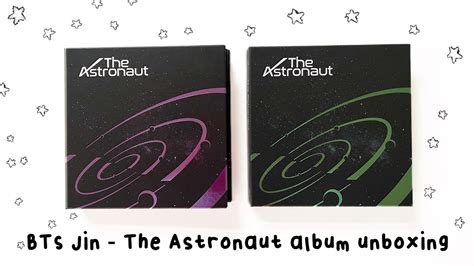 Unboxing BTS JIN THE ASTRONAUT 1ST SINGLE ALBUM YouTube