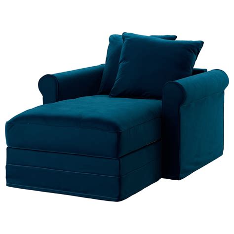 GrÖnlid Chaise Longue Djuparp Dark Green Blue Ikea